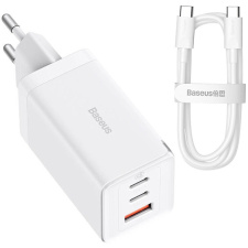 Сетевое зарядное устройство Baseus GaN2 Pro USB+TYPE-C, 100W белое