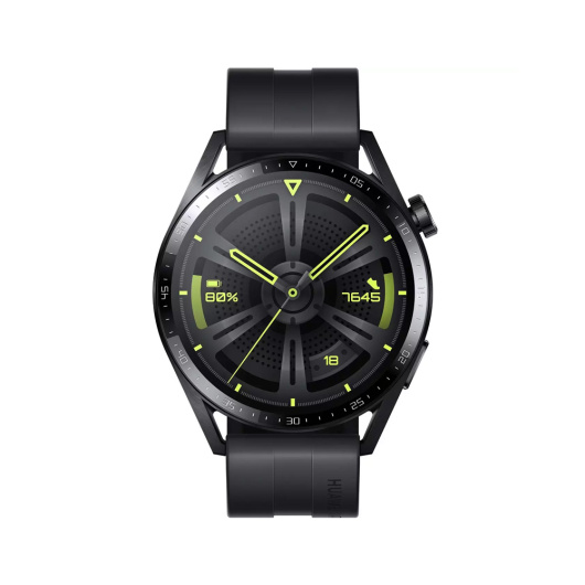 Умные часы Huawei Watch GT3 46mm Active Black / Black Fluoroelastomer